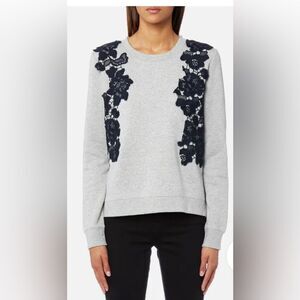Scotch and soda size medium lace, appliquéd sweatshirt